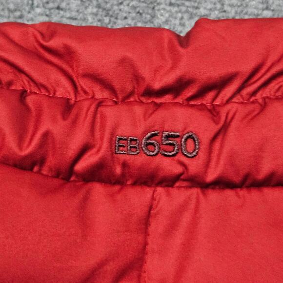 Eddie Bauer EB650 Down Puffer Vest L Red Packable Lightweight Outdoor Jacket - Picture 6 of 10